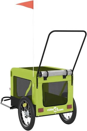 Причіп для собак та котів Eisen-Rahmen, Oxford-Gewebe, PVC-дах, 63x123x66 см, чорний, модель 93916