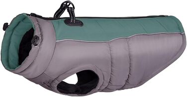 Водонепроникна куртка для собак на осінь-зиму, утеплена жилетка для середніх та великих собак FUNAT (XS, Зелений)