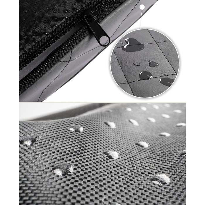 Ортопедичний килимок для собак Lionto з Memory Foam, 80x55 см, з антиковзким покриттям та знімним чохлом