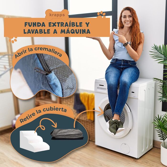 Східці для собак: переносні, з водонепроникними чохлами та щіткою для шерсті. Підходять для малих та великих собак