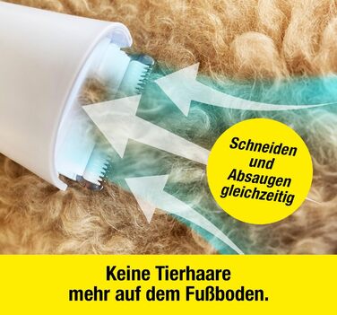 Набір для грумінгу тварин CARRERA [7 в 1]: пилосос, машинка для стрижки шерсті, щітка, 450W, 3,3L (собаки, коти)