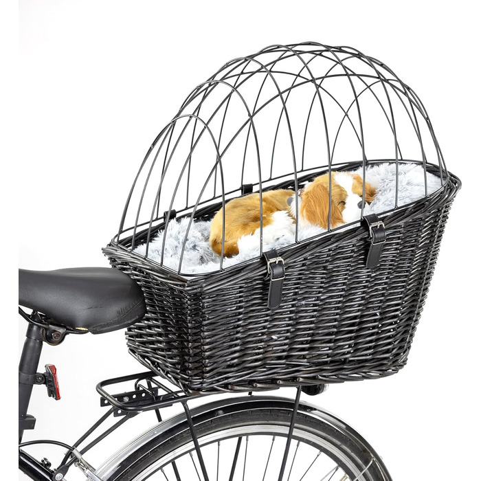Велосипедний кошик для собак MaxxPet, на багажник, 55x35x51 см, чорний