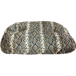 Овальне лежанка для тварин з велюру – М'яке собаче ліжко, не знімається – Пральна тварина в дизайні Animalier – Для собак та котів – Зроблено в Італії (Payton)