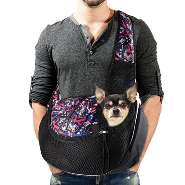 Червона переносна сумка-переноска для собак та котів Lyneun 6 кг, дихаюча сітка, регульований ремінь для прогулянок