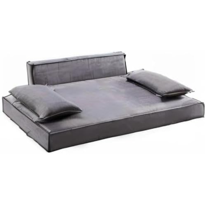 Ортопедичне ліжко для собак HomeConic середнього розміру - м'яке диван-ліжко з Memory Foam, зручне місце для сну, ліжко для собак та котів, сірого кольору