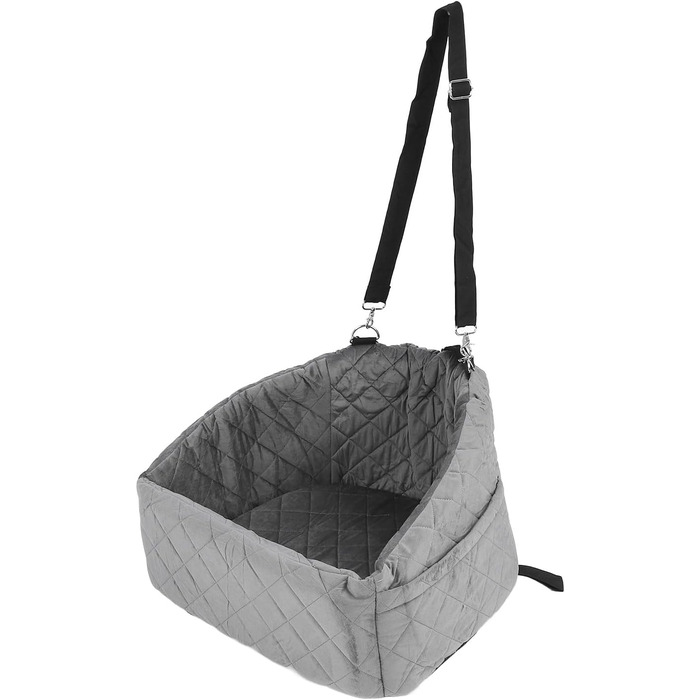 Автокрісло для собак Ejoyous: піднятий крісло для маленьких та середніх собак до 15,9 кг, знімний, з піною з пам'яті, сірий