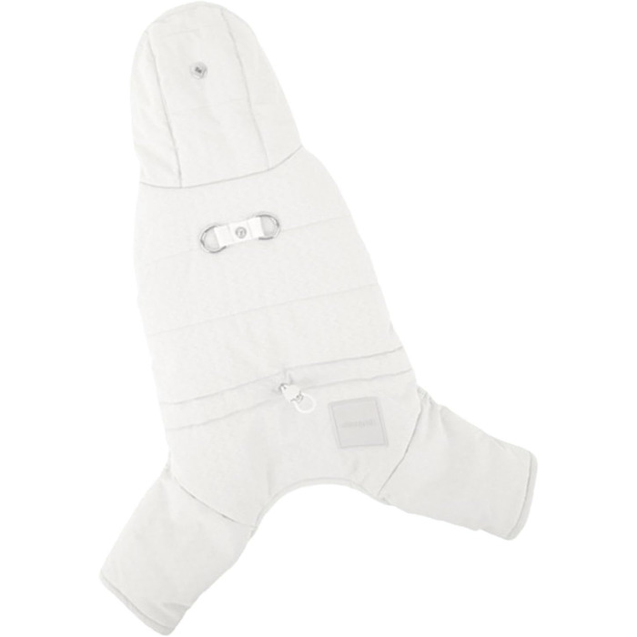 Зимова куртка для собак, тепла флісова куртка для маленьких собак, тепла зимова одіяння для тварин (білий, XL)