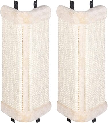 Котячий кутовий когтетоп Navaris - 2 шт. з сизалю, 43x22x2 см. Захист від подряпин для кутів