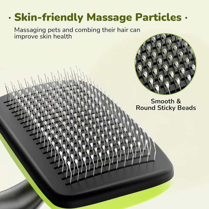 Перукарська щітка Pecute для собак та котів: видаляє підшерстя, масаж, самоочищення, для короткошерстих тварин