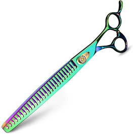 Ножиці для грумінгу собак та котів, 22.9 см, зелені