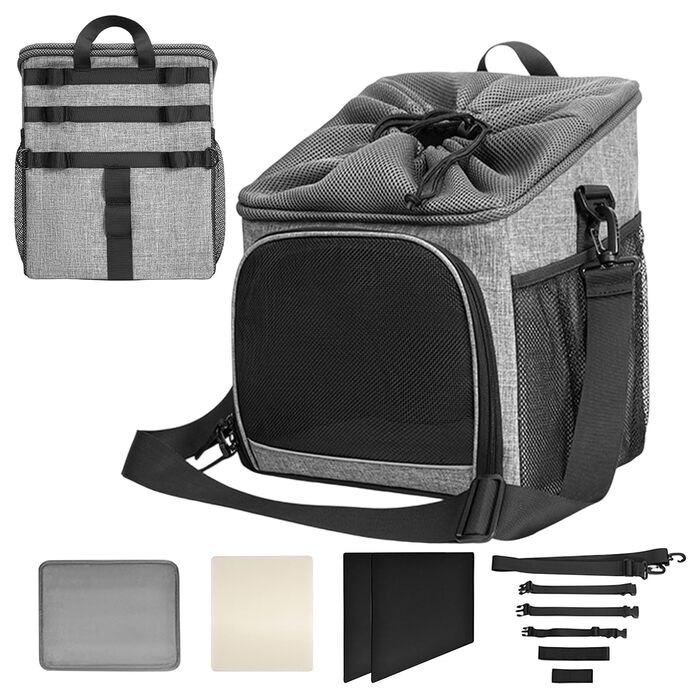 Фahrradkorb для собак – рюкзак-переноска для тварин | Дихаючий велосипедний кошик | Знімний, легкий кріплення, зручна сумка для перенесення, покупок, відпочинку на природі