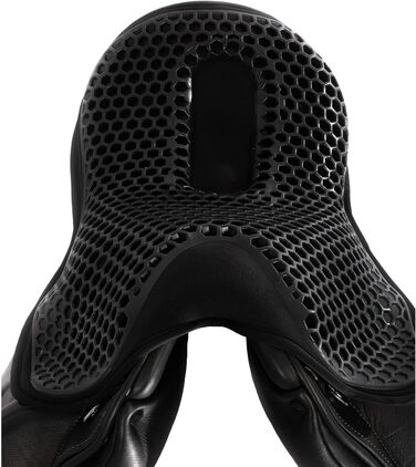 Гелева ортопедична подушка для сідла Acavallo Dressur Gel Out Ortho Coccyx 20 мм, розмір M, чорна