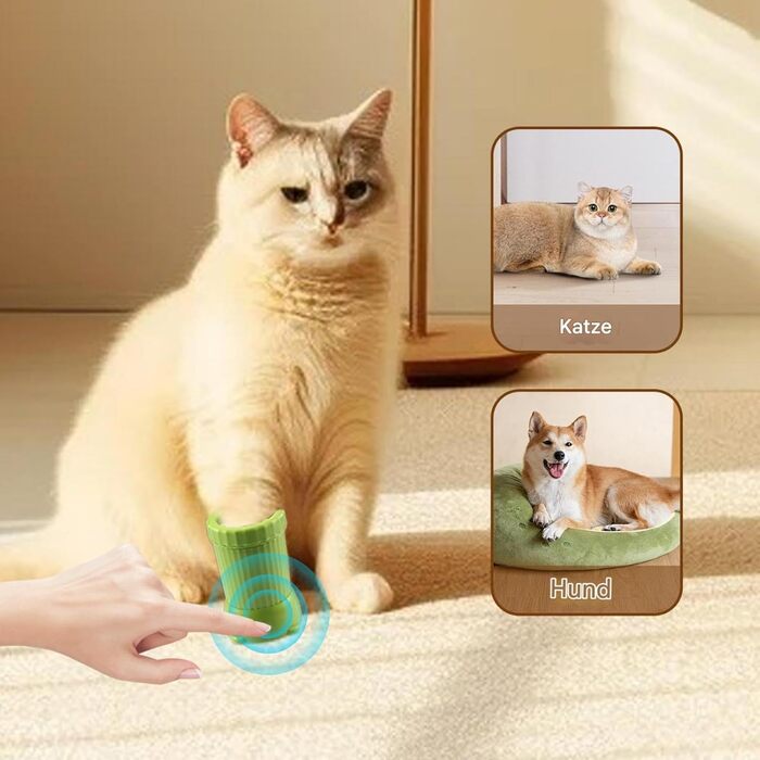 Автоматична мийка лап для собак PAW, автоматичний очищувач лап, USB-зарядка, портативна мийка для котів та собак