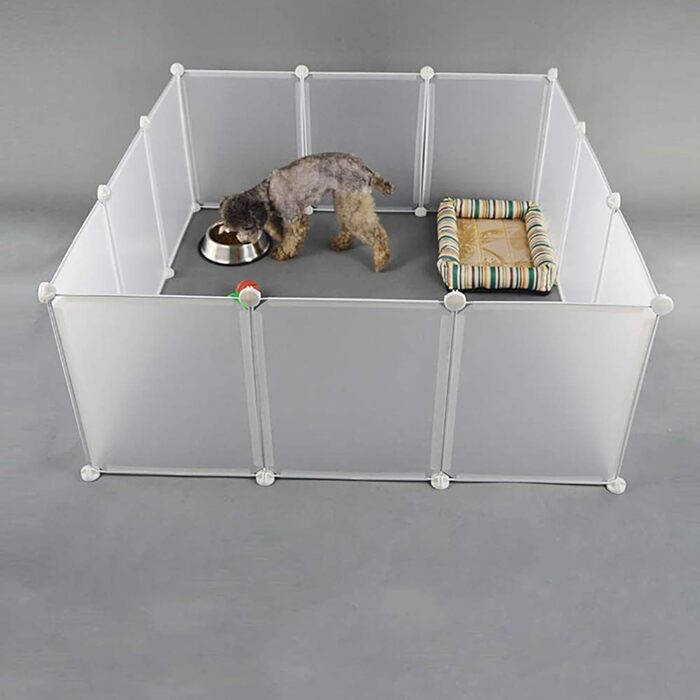 Клітка-загін для тварин, портативна велика пластикова огорожа для маленьких тварин, загін для цуценят, клітка-загін для морських свинок, хом'яків, кроликів