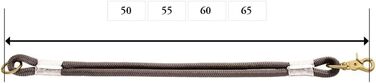 Собачий нашийник HUNTER Sansibar Rantum, сучасний, морський стиль, сірий, розмір M-L (50 см)
