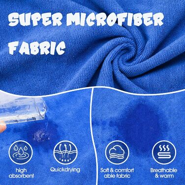 Рушник для собак з мікрофібри, швидковисихаючий, регульований, надпоглинутий, для середніх та великих собак, легко одягається (Сіро-зелений, XXL)