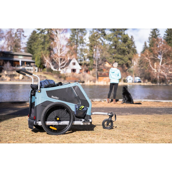 Причіп для тварин Burley Bark Ranger, чорний/синій, універсальний розмір