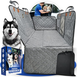 Захист для автокрісла собаки: водовідштовхувальний, стійкий до подряпин з боковим захистом | Преміум захист сидіння авто | Універсальний чохол на сидіння для собак в авто та SUV
