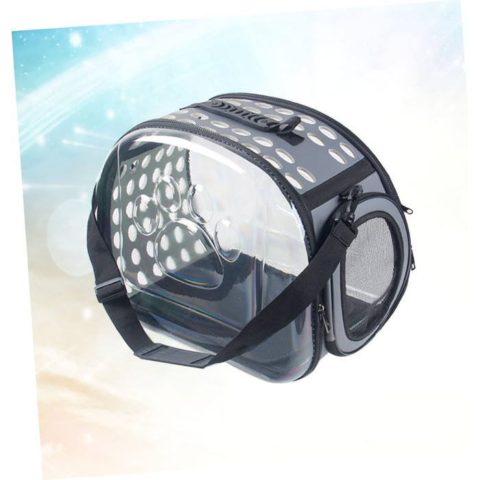 JOINPAYA Транспортувальна сумка для тварин великого розміру 42x28x32см, з крізьою поверхнею та регульованими ременями для котів та собак