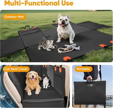 Автоматичний килимок для собак у машину BugyKido, захист заднього сидіння, водонепроникний, анти-царапин, до 180 кг