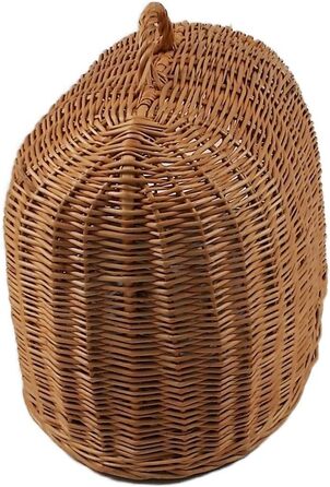 Транспортний кошик з плетива з подушкою 40x32x40 см, клітка для кота/собаки