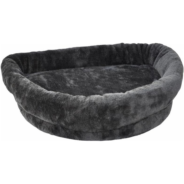 Підвіконна лежанка для великих котів Nanook, м'яка, XXL 60x45x13 см, сіра