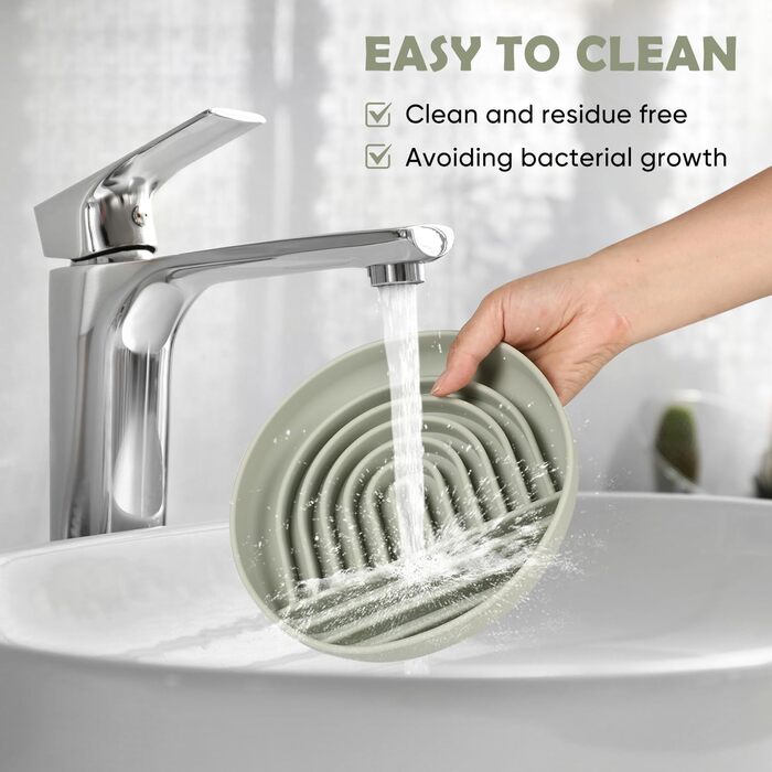 Силіконова миска для собак Slow Food, анти-нудотна миска, нековзна миска, силіконова миска для тварин (зелена)