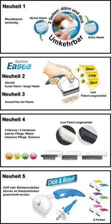 Щітка для вичісування шерсті Foolee Easee, велика, зелена