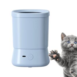 Очисник лап для собак, портативна щітка | 2 швидкості, проти бризок, для дому, подорожей, кемпінгу, щоденних прогулянок, блакитний