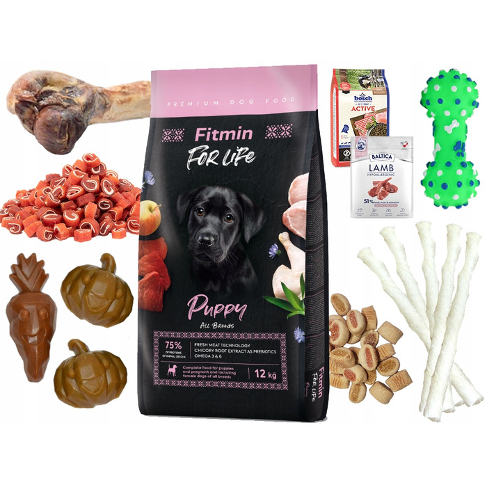 Сухий корм для цуценят Fitmin Dog For Life Puppy, 12 кг