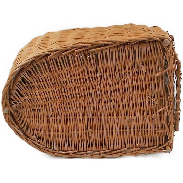 Транспортний кошик з плетива з подушкою 40x32x40 см, клітка для кота/собаки