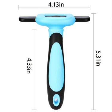 Набір гребінців для грумінгу собак, котів та коней (2 шт.), рожевий