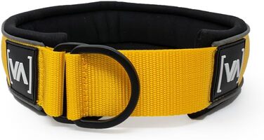 VITOMALIA® Легке відбиваюче нашийник для собак з гальмом, 4 см, міцний нейлон та м'який неопрен, для середніх собак