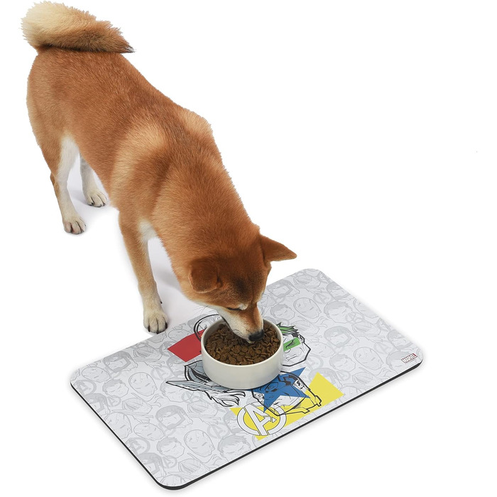 Набір для годування собак Marvel Avengers: Силіконовий килимок з неслизькою основою | Захист від протікання