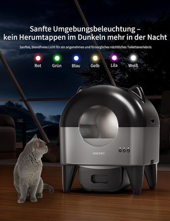 Автоматичний лоток для котів Katzenklo 110л, для кількох тварин, з дезодорацією та додатком