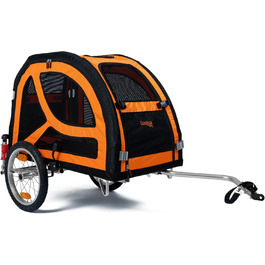 TrendPet DogBus M - велосипедний причіп для собак з алюмінієвим шасі, для середніх та великих собак