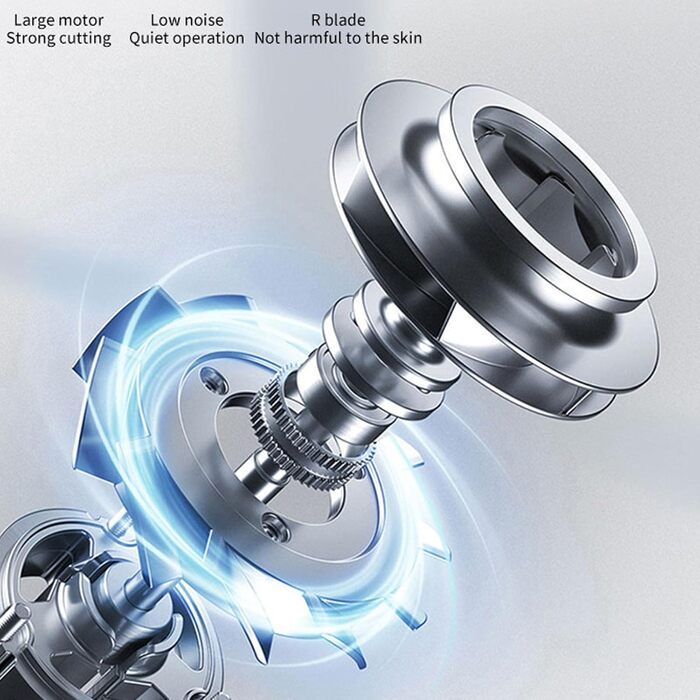 Машинка для грумінгу Haofy 4-в-1 для собак та котів, USB, тиха, бездротова, 60-90 хв, для дому та подорожей (біла)