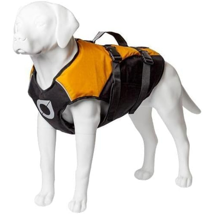 Собача рятувальна жилетка Float Doggy, ергономічна, патентований дизайн, середній розмір, рожева