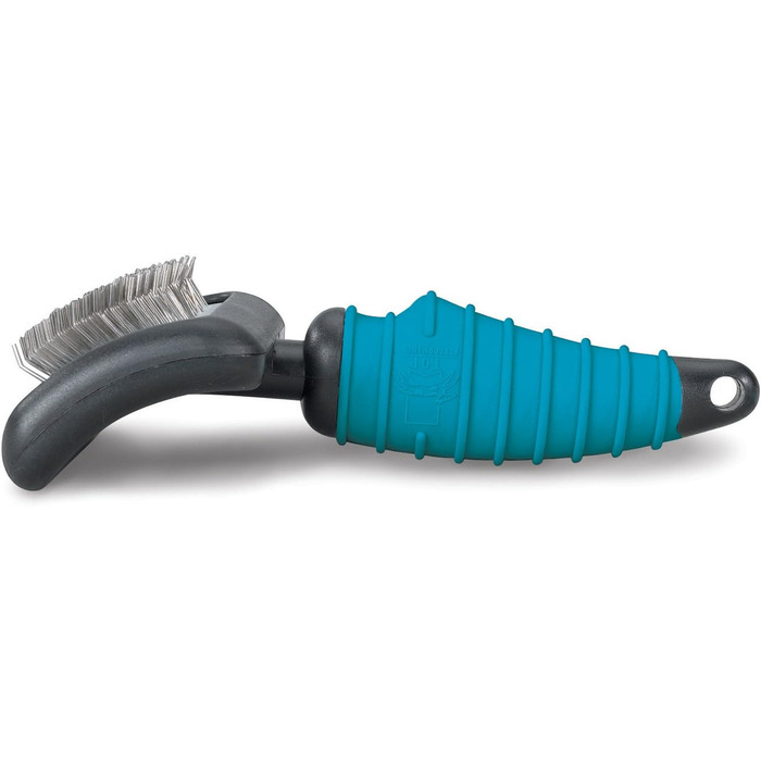 Інструменти для грумінгу Master Grooming Tools: ергономічна вичісувальна щітка для собак, середнього розміру, чорного кольору