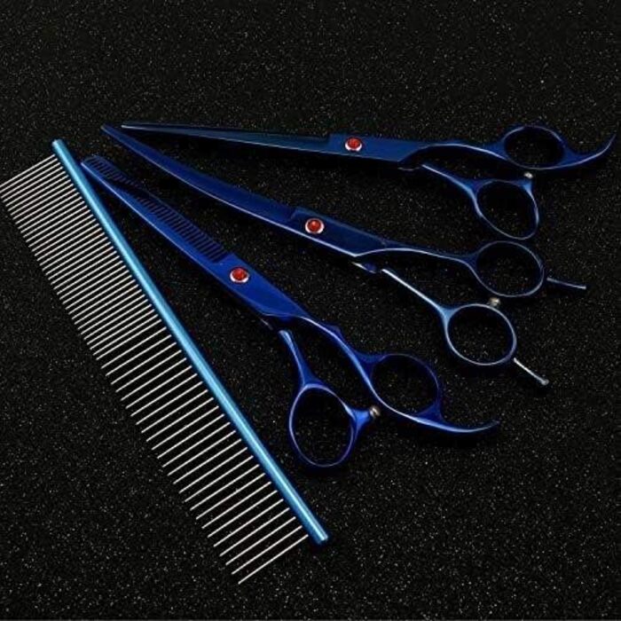 Набір професійних ножиць для грумінгу собак та котів (3 шт.), ножиці для грумінгу, для дому