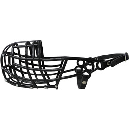 Маукорб для гончих собак Don Pare 107 (чорний) для Лурчерів, Слоугі, Салукі - регульований, для тренувань та перегонів