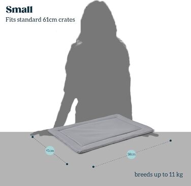 Підстилка для собаки в переноску Cybarmour - стійка до гризіння, водонепроникна, для великих порід, 89x59 см