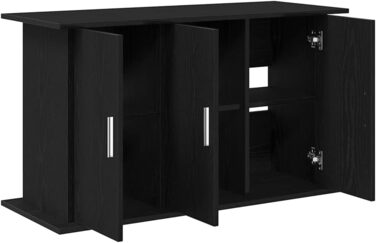 Підставка для акваріума vidaXL 101x41x58 см, ДСП, чорна/дубова