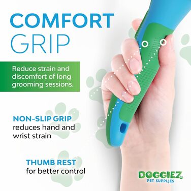 Бурштук для собак та котів: видалення підшерстя, видалення бруду та шерсті. Великий інструмент для догляду за тваринами