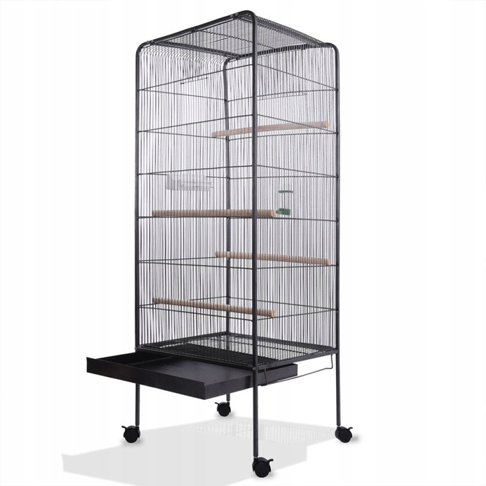 Вольєр Wideshop, 54 x 54 x 146 см, сірий