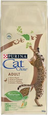 Корм для дорослих котів Purina Cat Chow з качкою, 15 кг