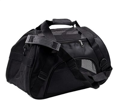 Транспортна переноска для собак та котів, складана, з регульованими плечовими ременями, розмір M