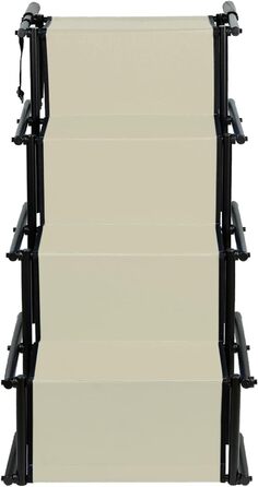 Рампа для собак Homewell - розкладна, до 70 кг, регульована - для маленьких, середніх, великих та хворих собак. Легко зберігати (Бежева)