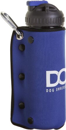 DOOG - Набір для прогулянок з собакою 3-в-1: пляшка для води, ізолятор та миска – блакитний, 8,5 x 3 x 3 см