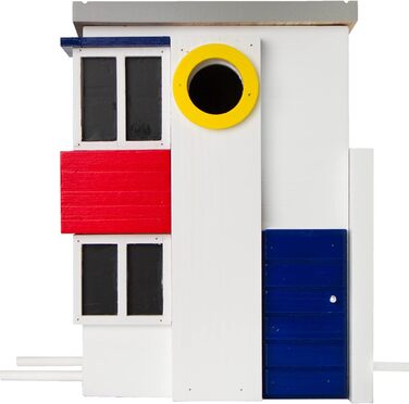 Будиночок для птахів Wildlife Garden WG1124 Multiholk De Stijl, комбінований годівничка й гніздівля з дерева
